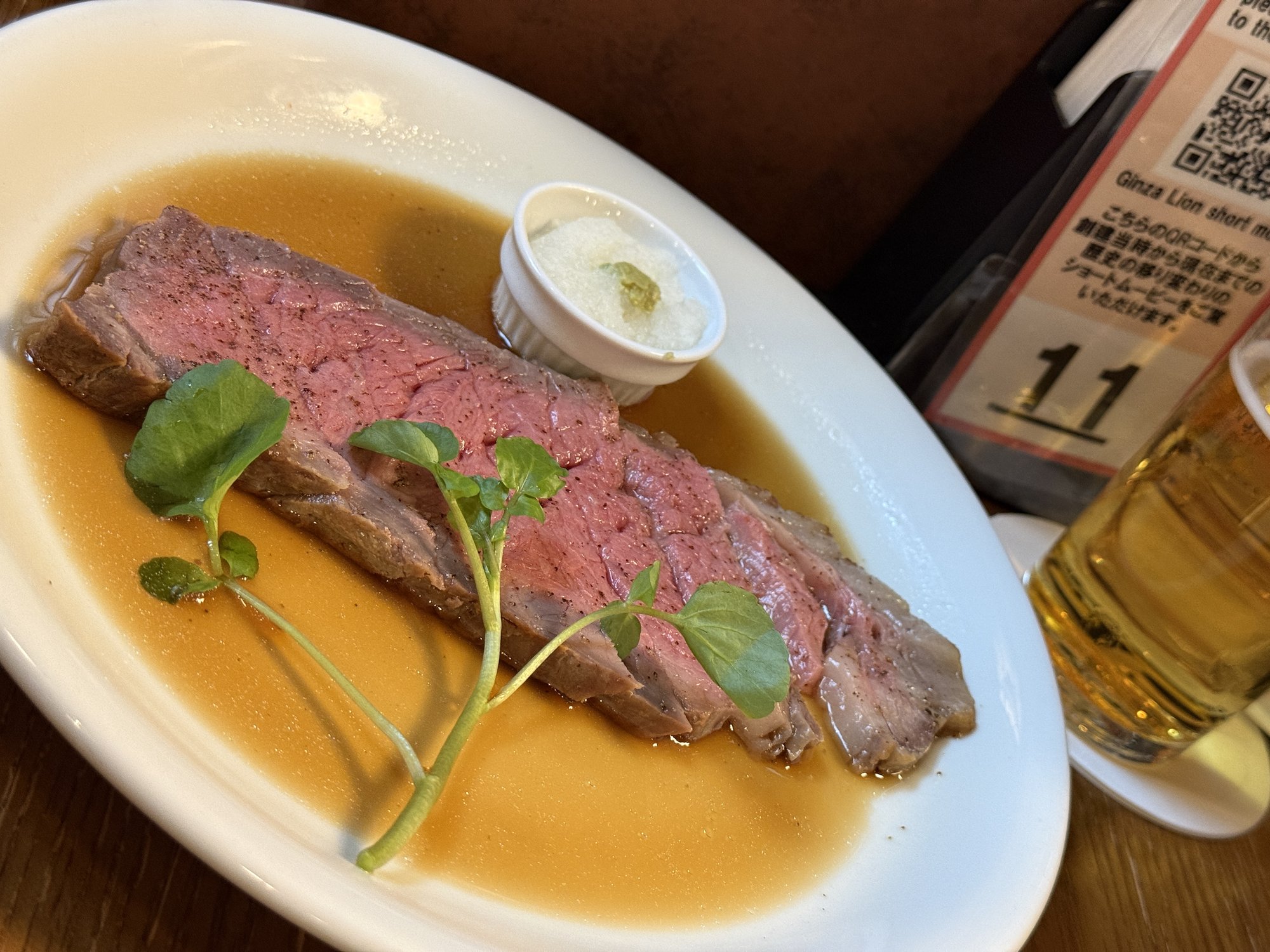 数量限定 銀座ローストビーフ2250円